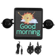 Bluetooth-App-gesteuertes LED-Schild mit DIY-Designunterstützung, einstellbarem Winkel, programmierbarem Bildschirm für Heim- und