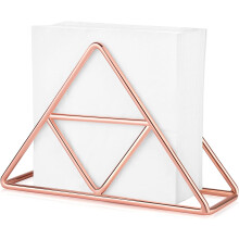 Hochwertige Serviettenhalter aus Edelstahl, elegante Aufbewahrungslösung für alle Serviettenarten, einschließlich Stoff- und Cocktailservietten.
