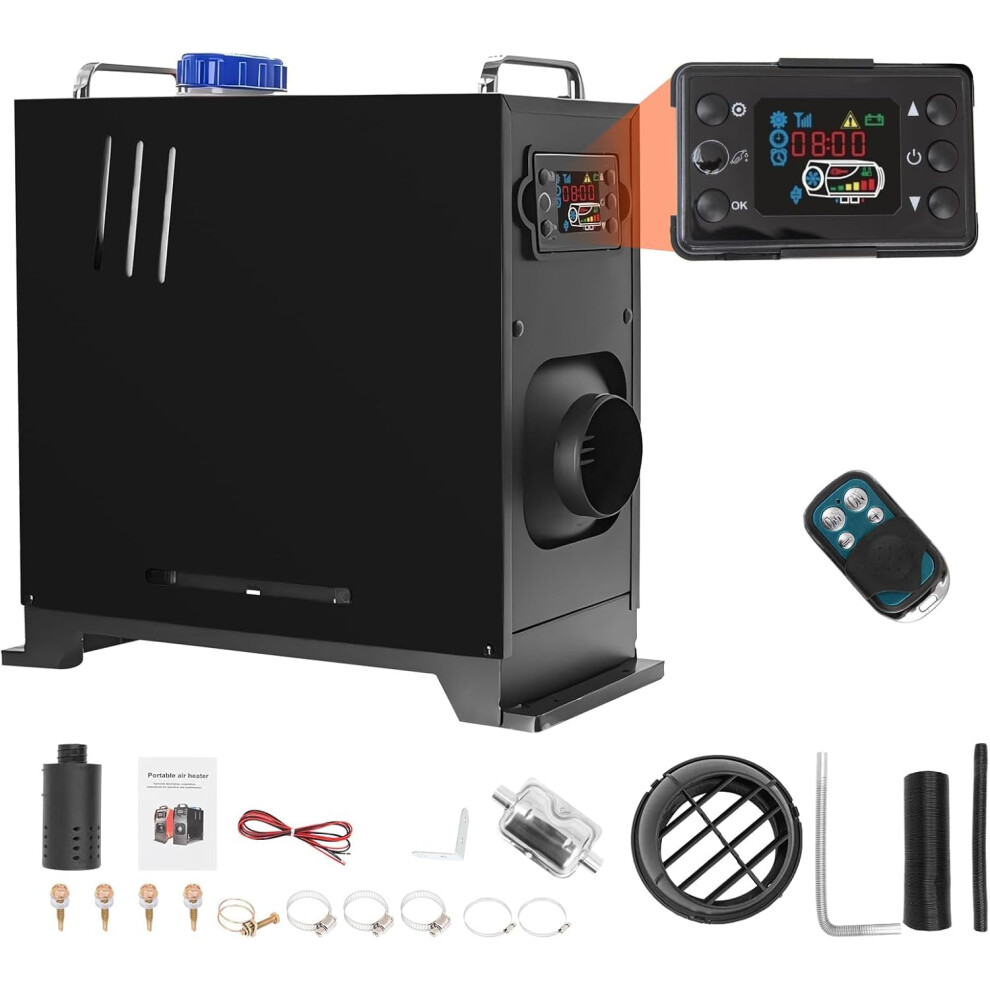 Jacgood 8Kw 12V/24V All-In-One Diesel Air Heater 729623238538