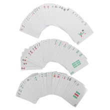 Outdoor Mahjong Waterproof Plastic Playing Cards for Home, Bar or Office