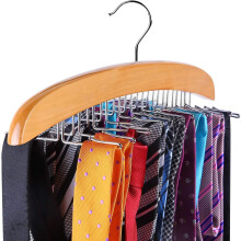 Appendiabiti per cinture con 12 ganci per riporre oggetti nell'armadio, organizer per cravatte di alta qualità e robusti accessori per armadio in