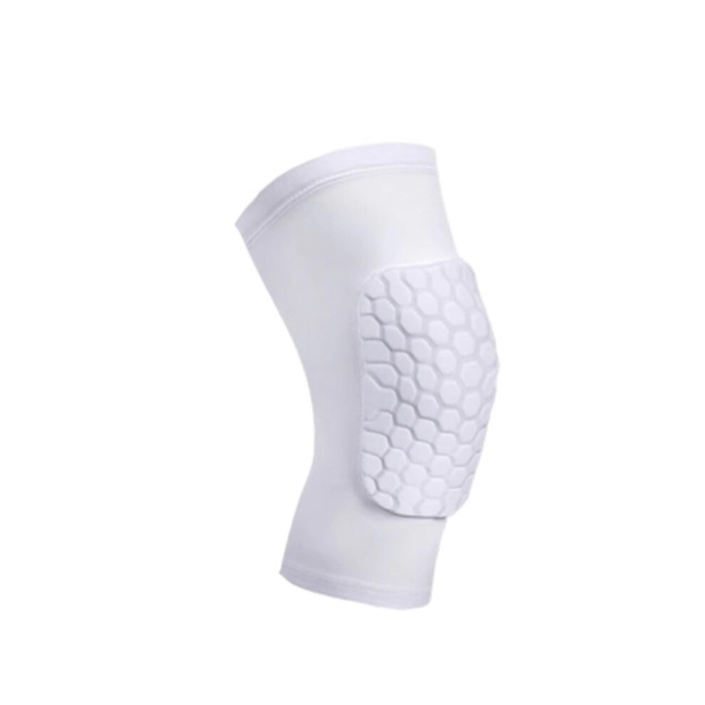 Knee Pads, Knee Pads, Hard Sponge Knee Pads, Suitable For Football Basketball Pole Dance Sports Knee Pads Volleyball, White 9365049615891