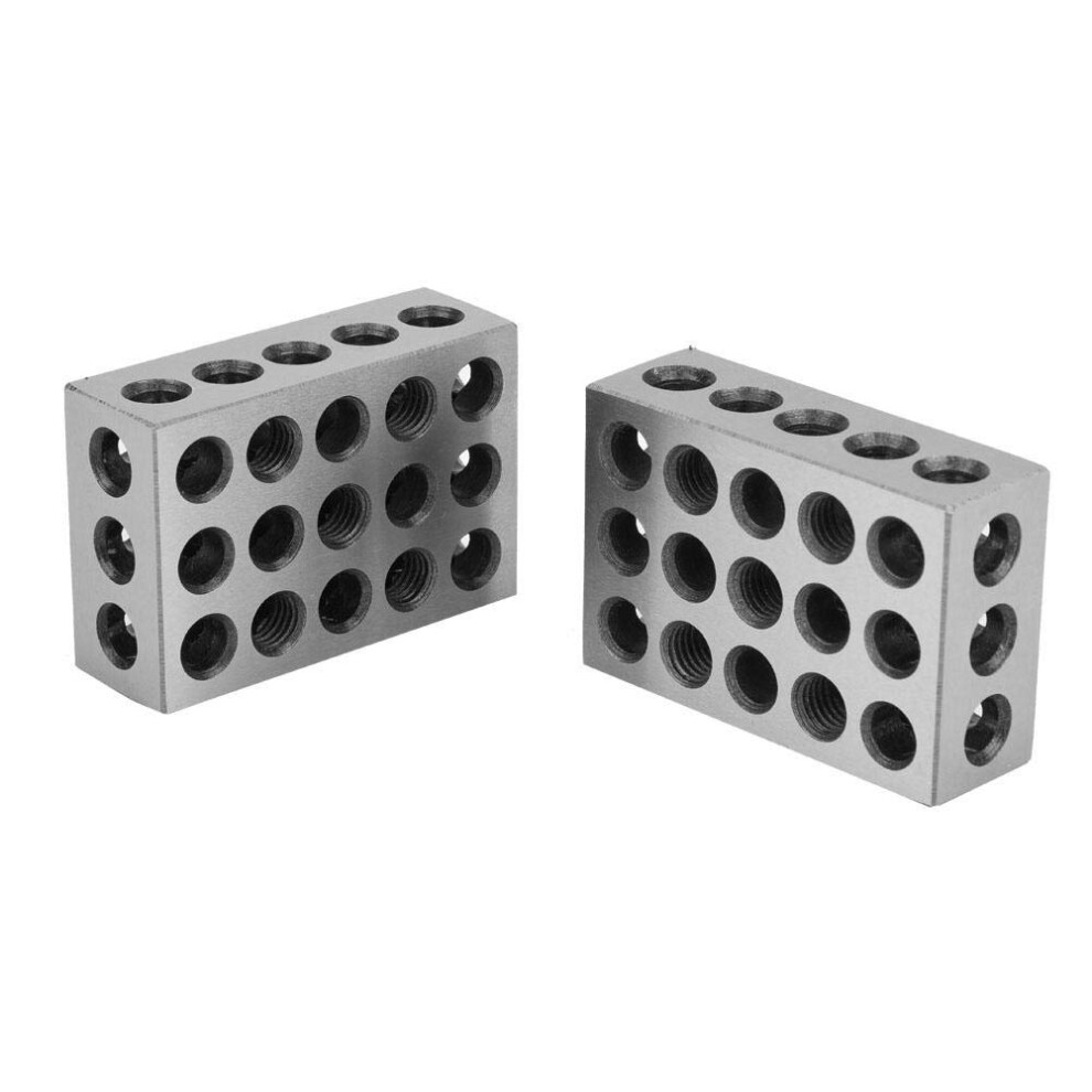 Precision Hardened Steel 23Hole Clamping Block 0.0001' Machinist 123 Device 9412369656407