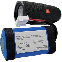 Nabíjateľná lítium-iónová batéria pre vodotesný Bluetooth reproduktor, vysokokapacitná náhradná batéria s ochranou proti prebitiu a