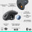 M575 Wireless Trackball Mouse  Simple thumb controls, smooth movements, ergonomic design, compatible with Windows, PC  Mac  Black 5