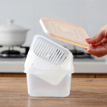 Compact met afdruiprek, gemaakt van hoogwaardig PP- en PE-materiaal, garandeert duurzaamheid en slijtvastheid voor uw keuken, thuis of restaurant.