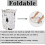 Cotton Canvas Laundry Hamper with Retractable Frame, Foldable Collapsible Design Waterproof Portable Basket, Multi-functional Lightweight Organizer fo 3