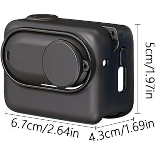Camera Accessory Bundle for GO 3S: Soft Silicone Case, Secure Neck Straps, AntiLoss Tethers, and Lens Protection 1