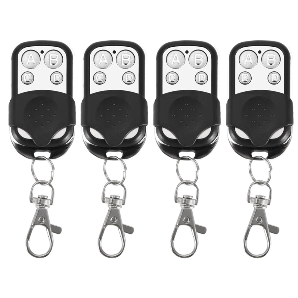 433Mhz Rf Remote Control Keychain, Wireless Remote Control 4 Garage Door Gate W/ High Reception Sensitivity, Radio Frequency Signal Transmission 4 9139052973732