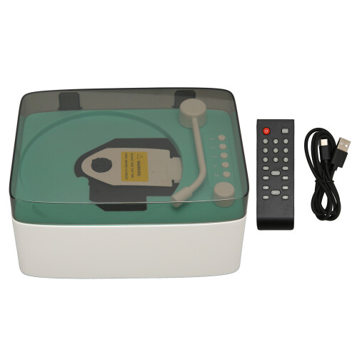 Φορητό CD Player με Bluetooth και USB, κομψό ρετρό ηχείο γραμμοφώνου με έξυπνη μείωση