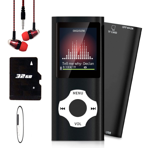 Mp3Player με υποδοχή κάρτας SD 8Gb + 16Gb, λεπτό κλασικό σχεδιασμό και υλικό υψηλής
