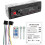 Στερεοφωνικό αυτοκινήτου Bluetooth 1DIN, μπροστινό MP3/USB Aux, δέκτης AM/FM, σταθερό σήμα 4