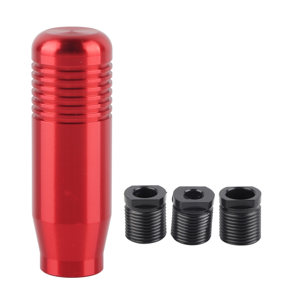 Universal Fit Gear Shifter Knob, Aluminum Alloy Corrosion Resistance Durable Construction Easy To Install Stylish Gear Shift Handle - Black 9139052974890