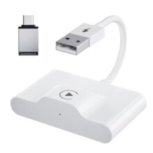 CarPlay Wireless-Dongle: Wandelt kabelgebundene Verbindungen in kabellose um. Universelle Kompatibilität mit den neuesten iPhones (ab 2016). Robuste