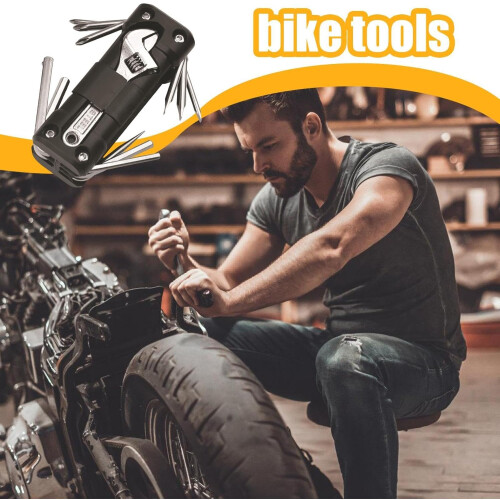 Tool Kit, Motorcycle Portable Tool Combination Set  Foldable Bicycle Tool Accessory Set 1
