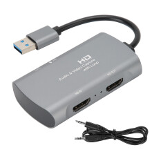 Záznamová karta pro hráče, karta pro záznam zvuku a videa 1080P60FPS poskytuje vysoce kvalitní záznam, funkce Plug and Play pro okamžité