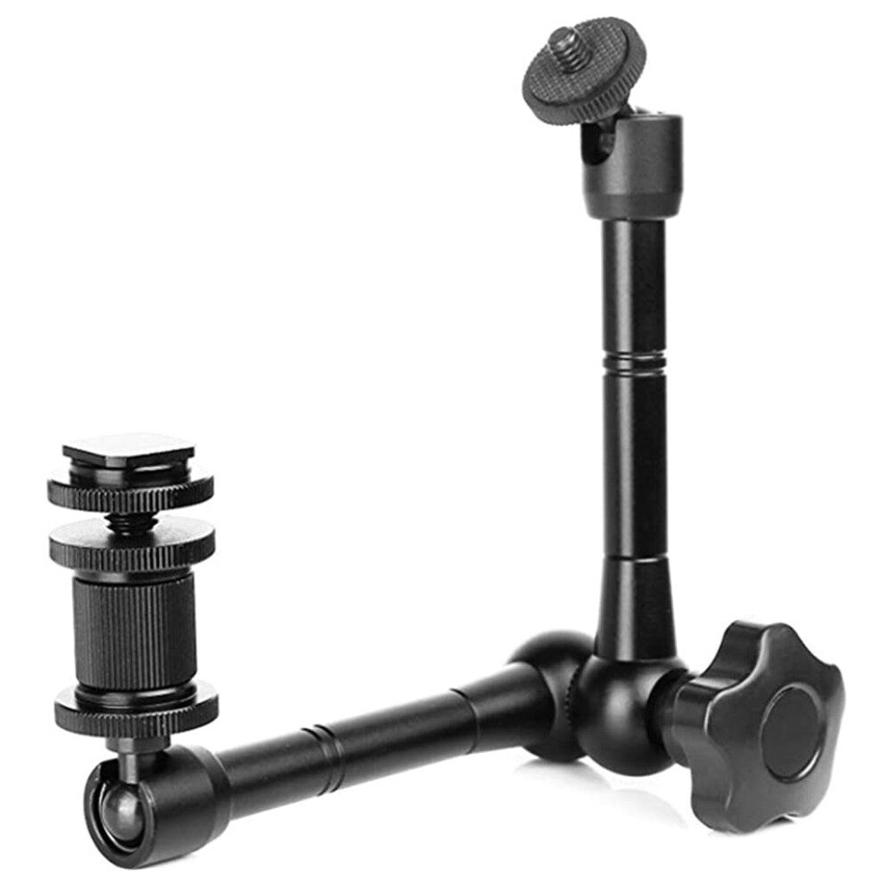 Improved 11 Inch Adjustable Articulating Friction Arm With Large Super Clamp Adjustment For Camera Monitor Adapter 9189345758386