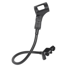 Flexible Microphone Gooseneck Clamp Flexible 360 Degree Gooseneck Microphone Stand Adjustable Table Microphone Arm with Clip Ref: 1242