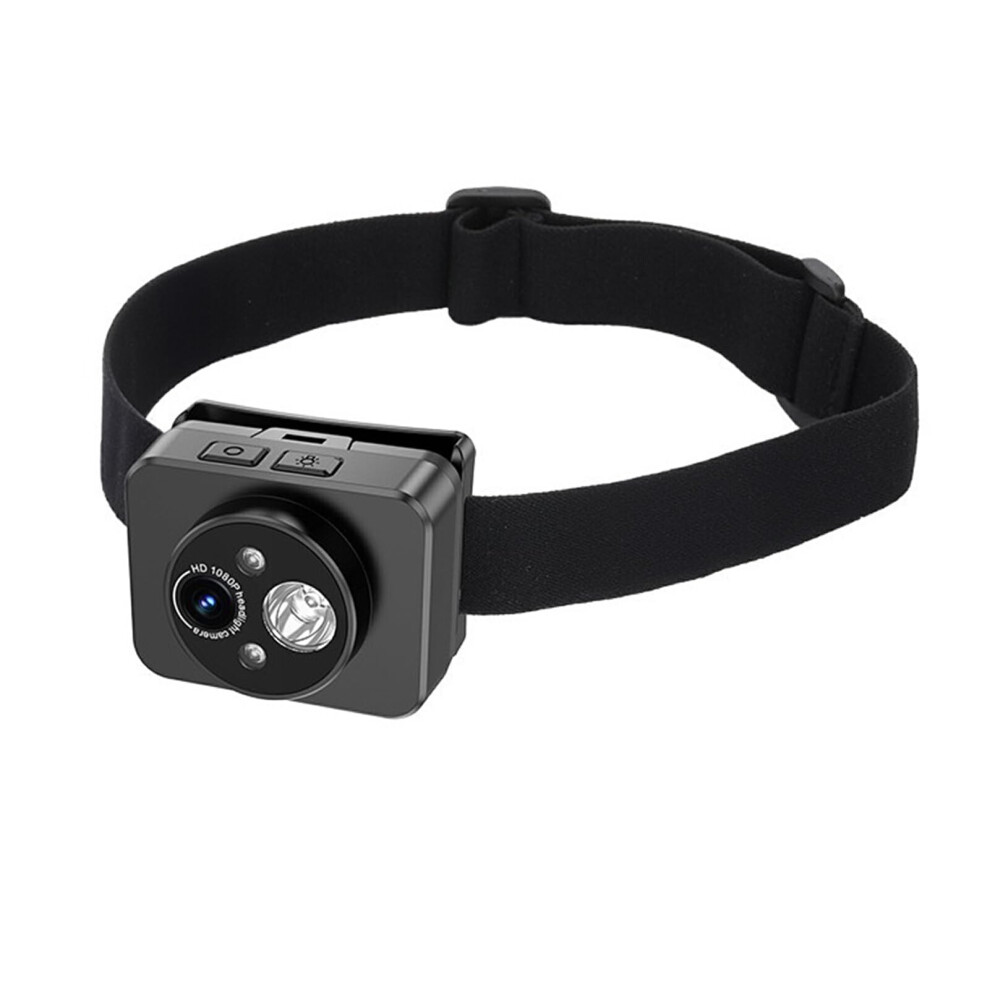 Action Camera With Wave Sensing Headlights, 1080P Video Recorder For Ego Perspective, Abs Action Camera Headlight 9189345758393