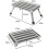 Folding Step Stool, Aluminum Ladder with NonSlip Surface, Max Load 150kg 2