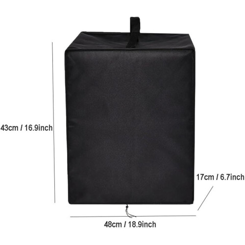 600D Oxford Fabric Ice Cream Machine Dust Cover with Comfortable Carry Handle 1