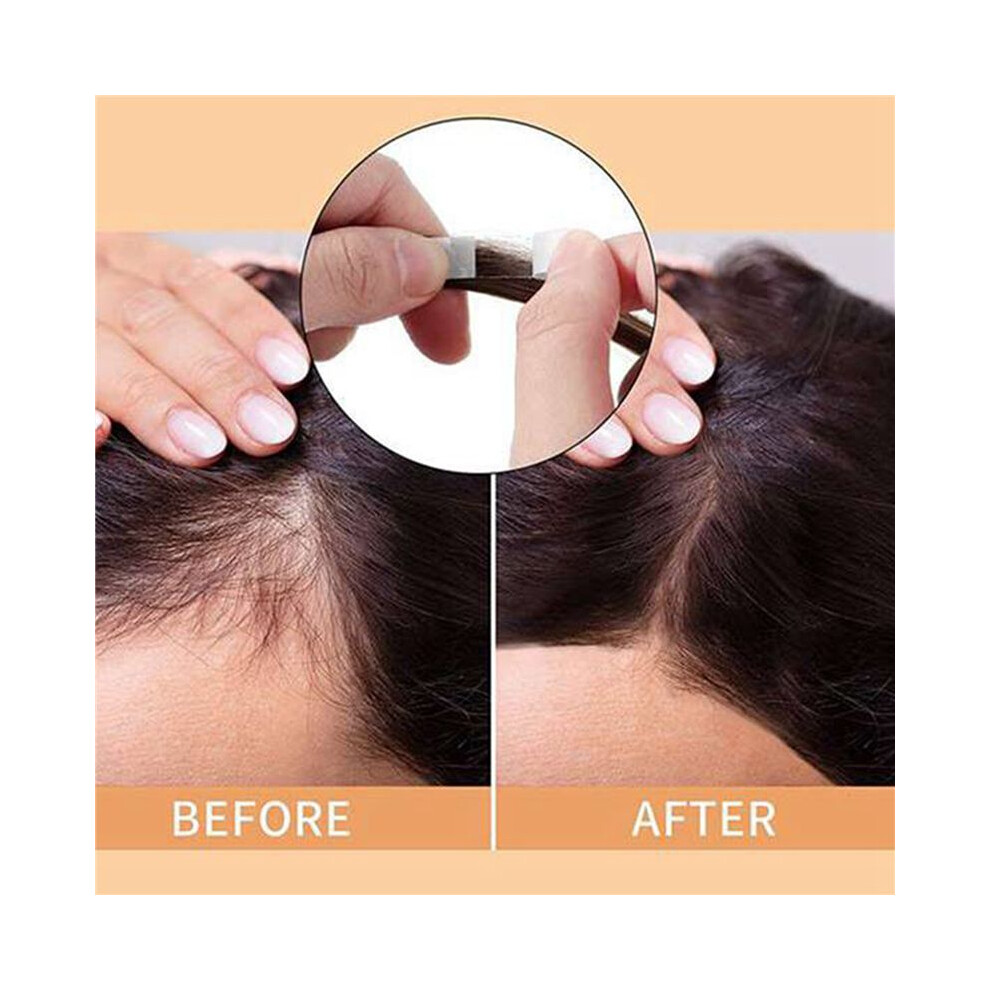 Unisex 216Pcs/Lot No Shine Strong Hair Wig Tape Double Adhesive Extension Strips Waterproof For Toupee/Lace Wigs Film Cc Shape