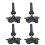 5X för 2018-2024  Compass TPMS 433Mhz Däcktryckssensor TPMS  Däck Lufttryckssensor 68313387AB 68313387AA 2
