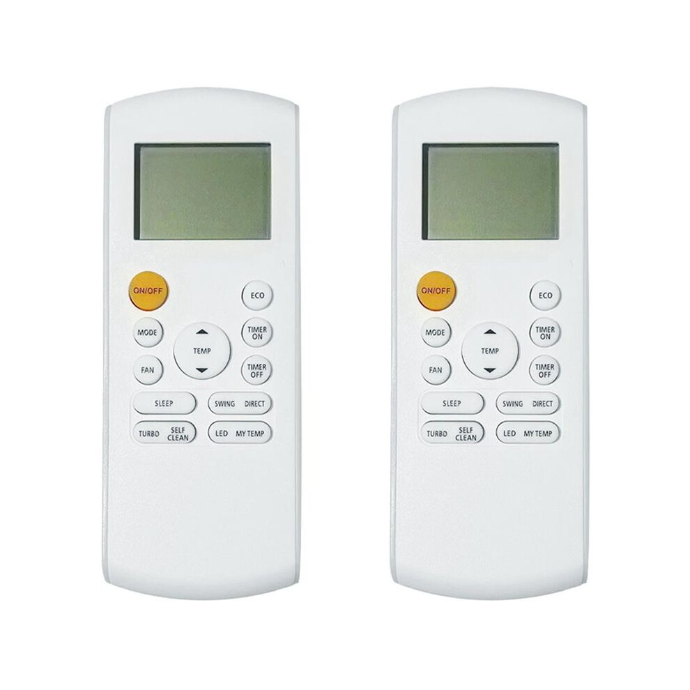 2X Replace Remote Control For Midea Air Conditioner Rg57a7/Bgef Rg57a6/Bgefu1 Cr166-Rg57a6eu-6 Rg57b2/Bge Rg57/Bge 4712880232520
