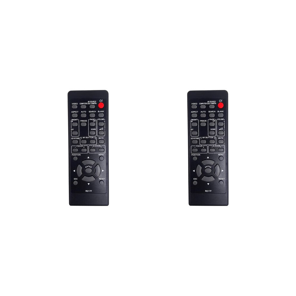 2X R017f Projector Remote Control For Hitachi Bz-1, Cp-A221n, Cp-A222wn, Cp-A301n, Cp-A302wn, Cp-A352wn, Cp-Aw2519n 4712320726008