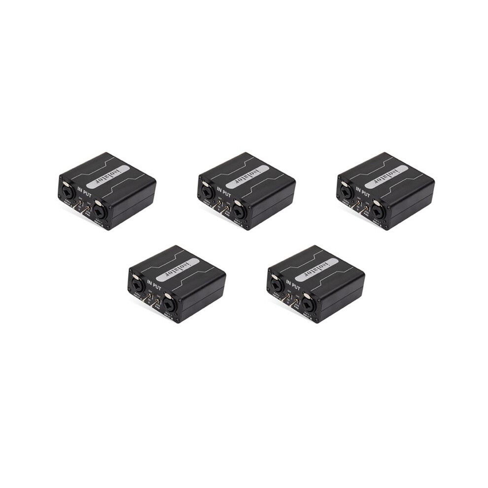 5X Gx200 Audio Isolator Dual-Channel 6.5 Xlr Mixer Audio Isolator Current Noise Mixer Microphone Common Ground Filter 4711200192735