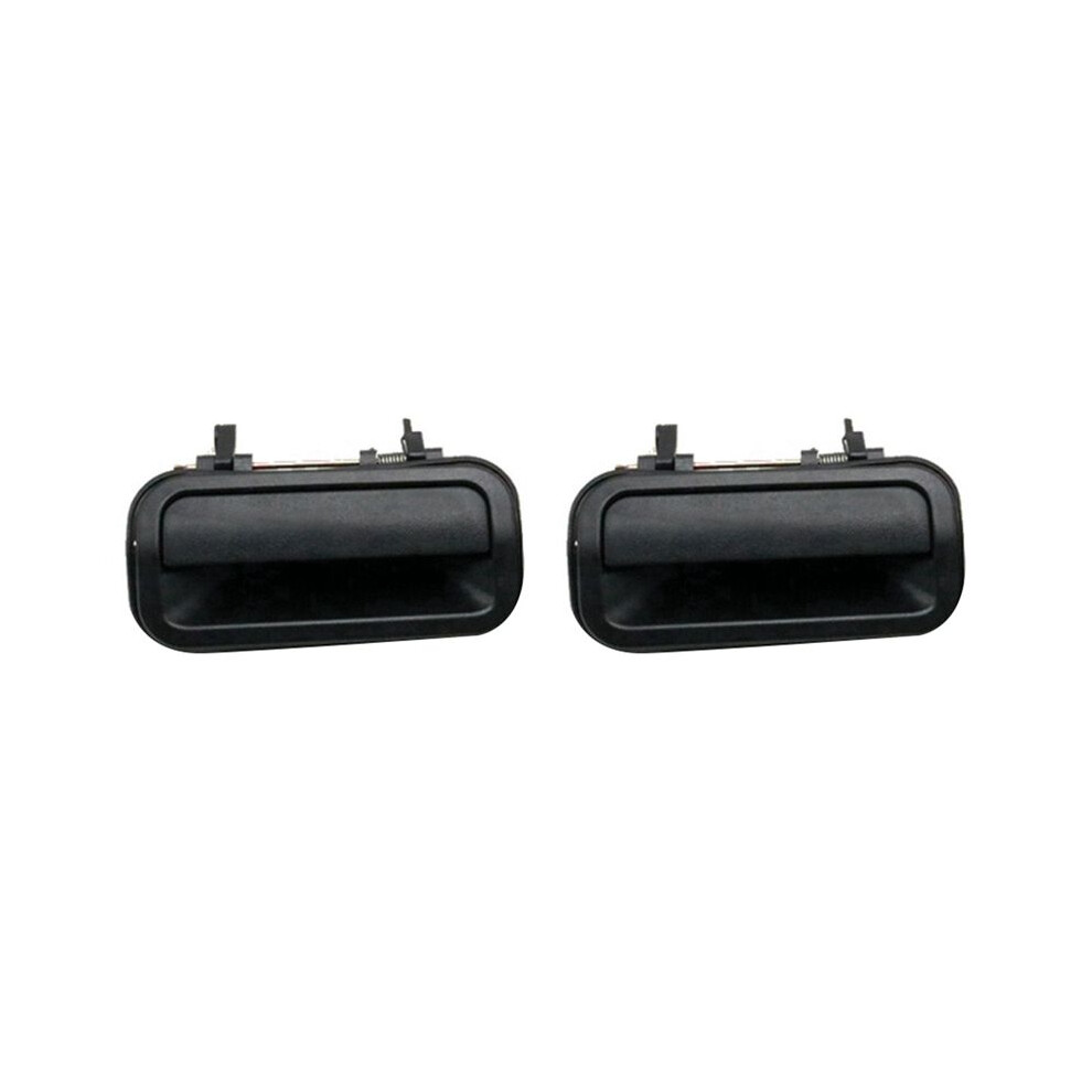 2X Iz1521106 Car Exterior Rear Right Door Handles Replacement For Isuzu Rodeo Pickup 1998 1999 2000 2001 2002 2003 Black 4713860114416