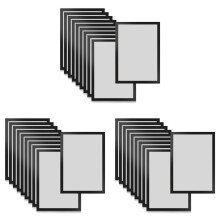 30PCS A5 Magnetic Diamond Art Frames, Self Adhesive Magnetic Picture Frame Diamond Painting Frames Display Frame Black
