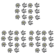 42Pcs Golf Spikes Pins Turn Fast Twist Shoe Spikes Replacement Set Ultra Thin Cleats Pins Golf Spikes