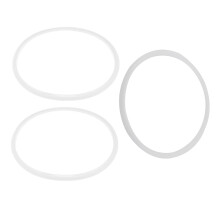 2 Pieces Rubber Gasket Sealing Ring Pressure Cookers 28cm Inside Diameter, Transparent White & 1x 26 cm Inner Diameter