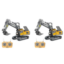 2X 2.4G Wireless RC Excavator Remote Control RC Truck Crawler Truck Electric Engineering Vehicle Toys for Kids
