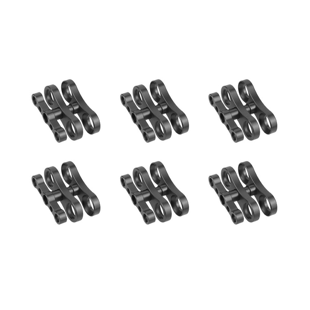 6X Tripod Butterfly Clip Clamp 1Inch Ball Joint Arm 1/4 3/8 Mount For Gopro Cameras Underwater Diving Lights Torch 4711328982676