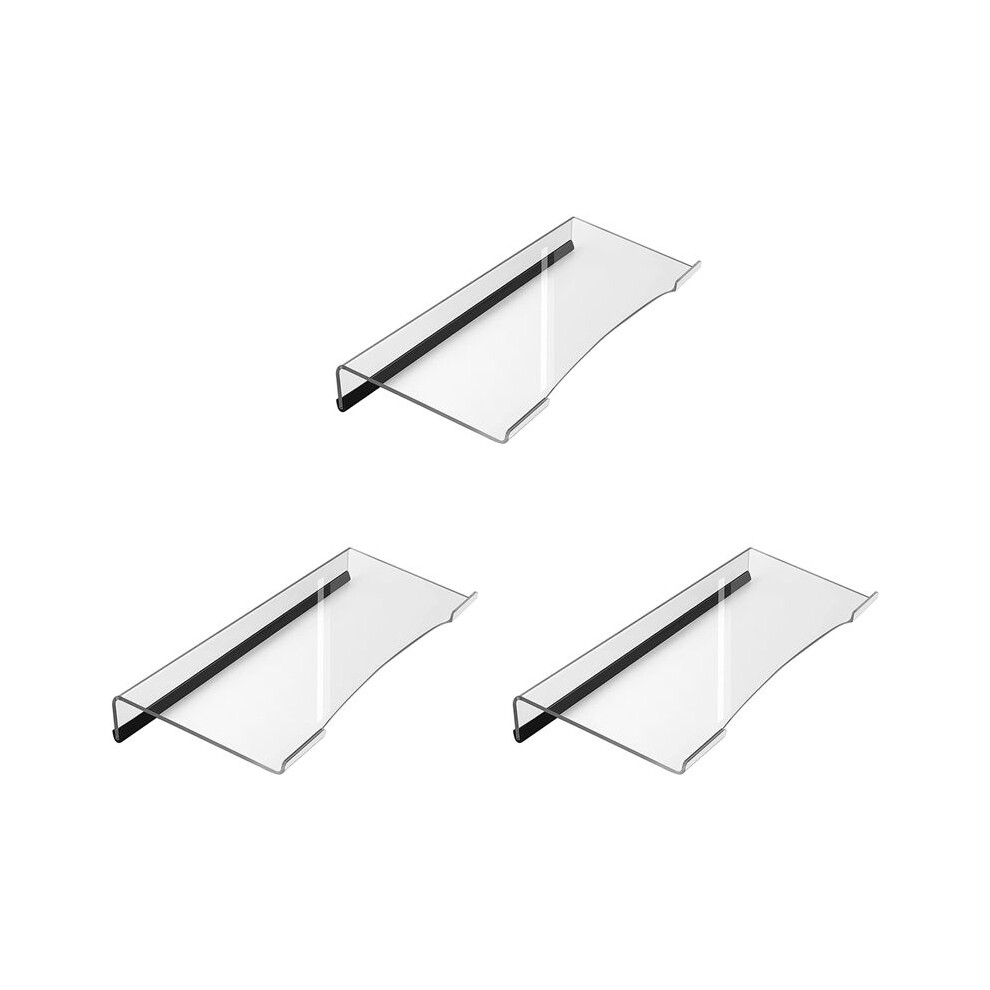 3X Acrylic Keyboard Holder,Acrylic Tilted Computer Keyboard Holder Clear Keyboard Stand For Ergonomic Typing Desk B 4712648561923
