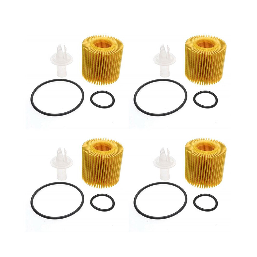 4X Engine Oil Filter For Toyota Lexus Prius Scion 1.8L 04152-Yzza6 / 04152-B1010 / 04152-Yzza7 / 04152-40060 4714147594822