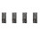 4X DP1435 POE Module 5V 2.4A IEEE802.3Af Without Capacitance Supports 100M 1000M POE Module 1