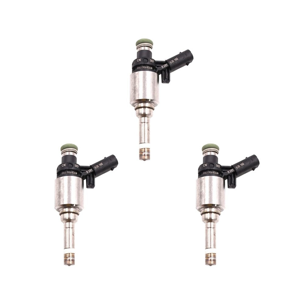 3X Fuel Injectors For Audi A3 A4 A5 Volkswagen Beetle Cc Eos Golf Gti Jetta Fuel Injector Nozzle 06J906036n 06H906036e 4711619272424