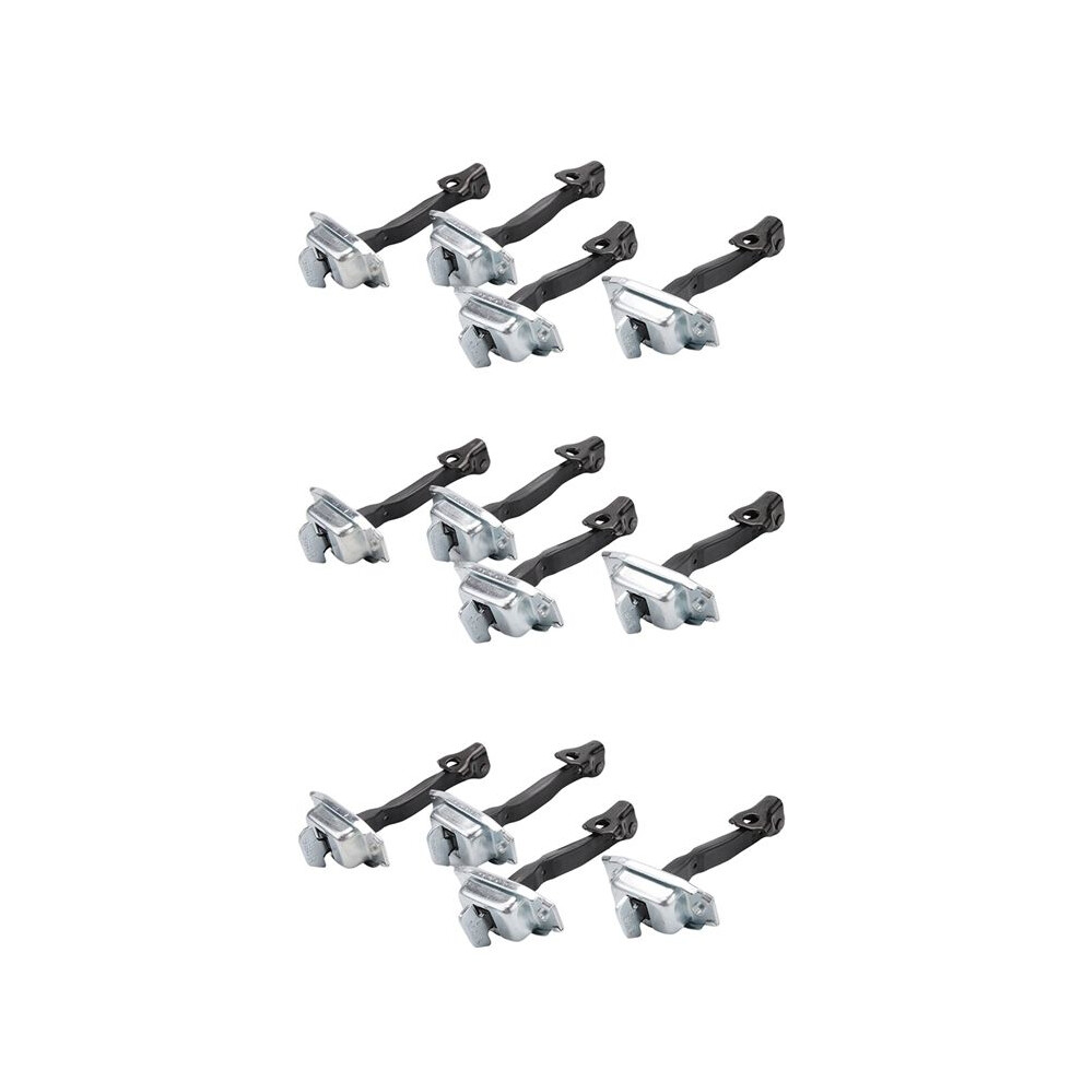 12X Door Check Strap Stopper Jam Hinge Door Limit Stop 68610-0R020 68630-0R020 For Toyota Rav4 Aca3 2006-2015 6132555126110