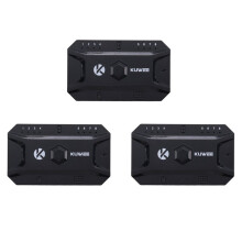3X Bluetooth Hub USB 5.0 Converter Wired Keyboard&Mouse to Wireless Hub Adapter Support 8 Devices for Tablet,Laptop