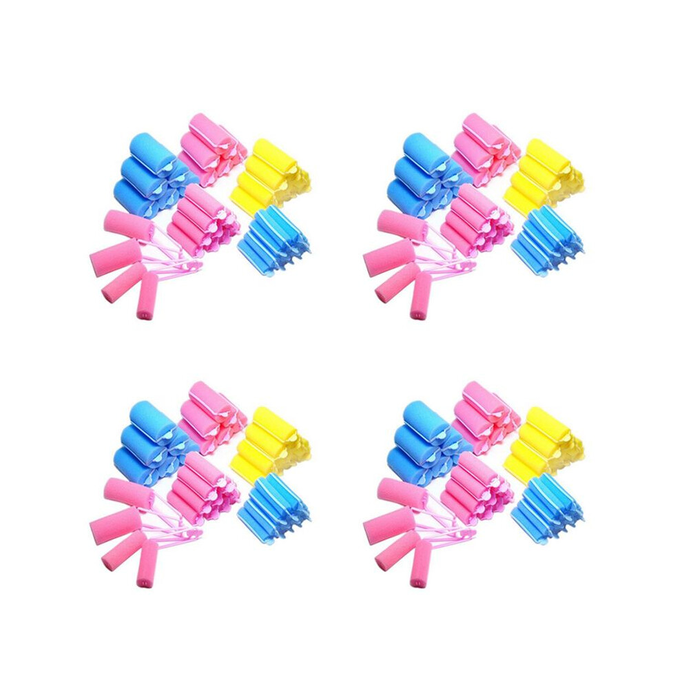 4X Magic Sponge Foam Cushion Hair Styling Rollers Popular Foam Soft Sponge Hair Roller Hair Curler Roller (2.0mm)