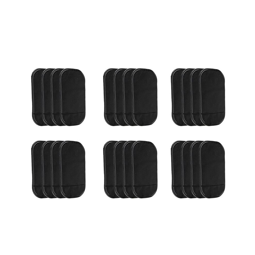 24 Pcs Magic Sticky Pad Anti Slip Mat Car Dashboard For Cell Phone Black 4711680292826