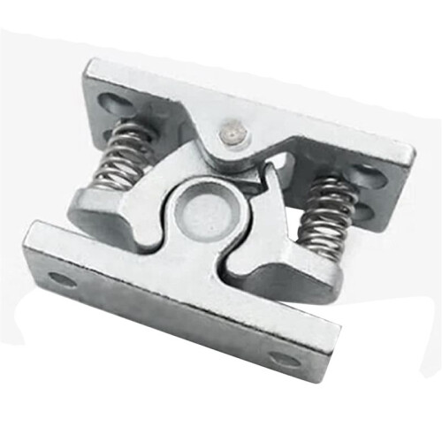 6Pcs Spring Loaded Door Easy Lock Stop Catch Release Clamp Double Roller Catch (Mp-4) 1