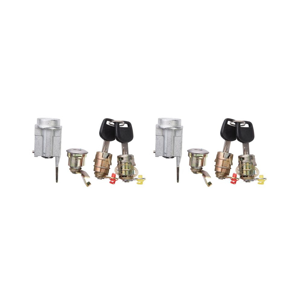 2X New Ignition Barrel & Door Locks & Gas Lock With 4 Keys For Toyota Pickup Hilux Rn85 Ln106 1988-1997 4712340741753