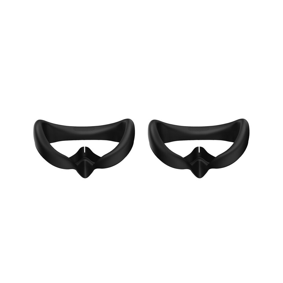 2X Eye Pad For Pico 4 Silicone Replacement Face Mask Protective Case Anti-Sweat Mask Vr Glasses Accessories(Black) Black 4713099708714