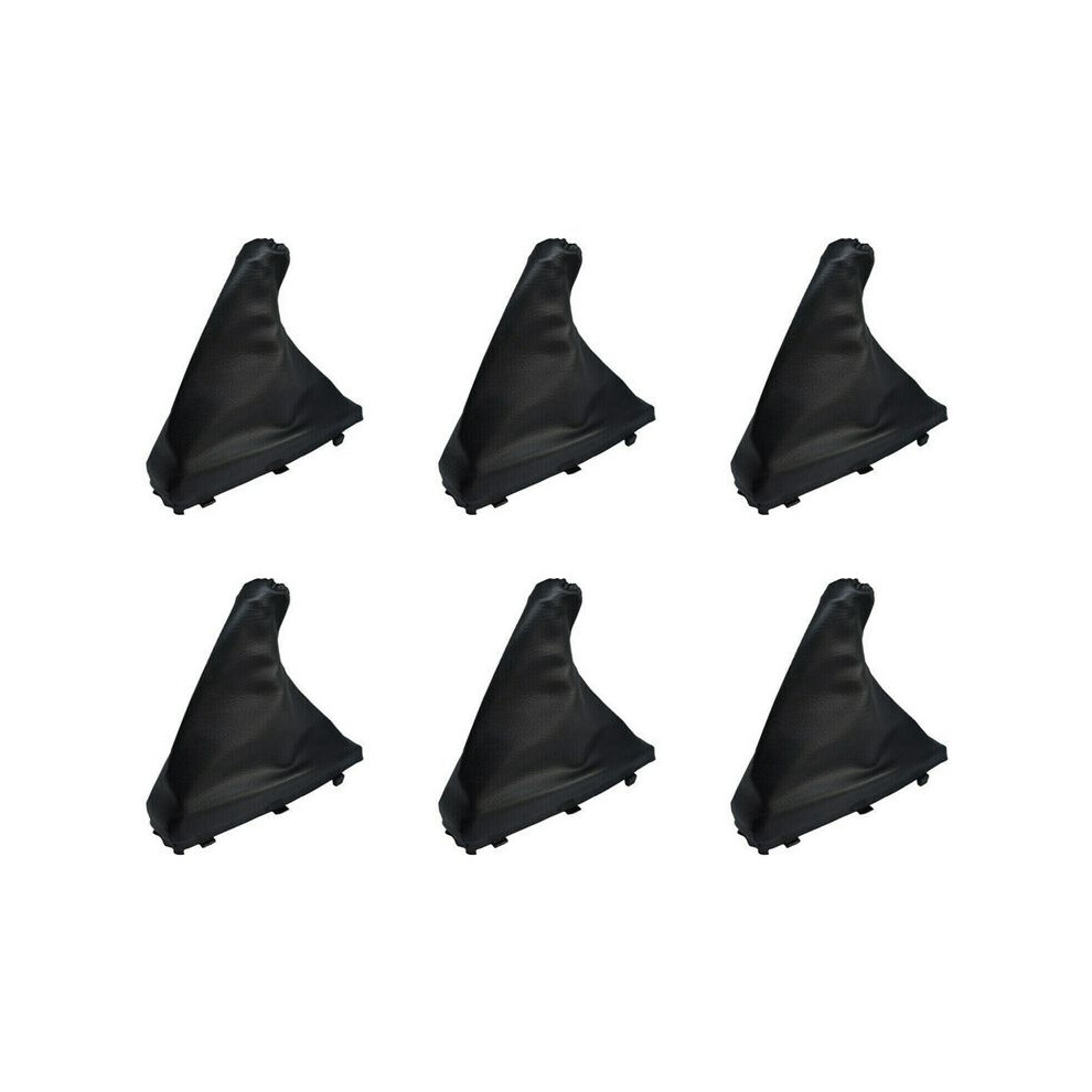 6X Parking Handbrake Gaiter Handbrake Boot Cover For Vauxhall Opel Vectra B 1995-2002 Anti Slip Shift Knob Gaiter Boot Black 4712591920259