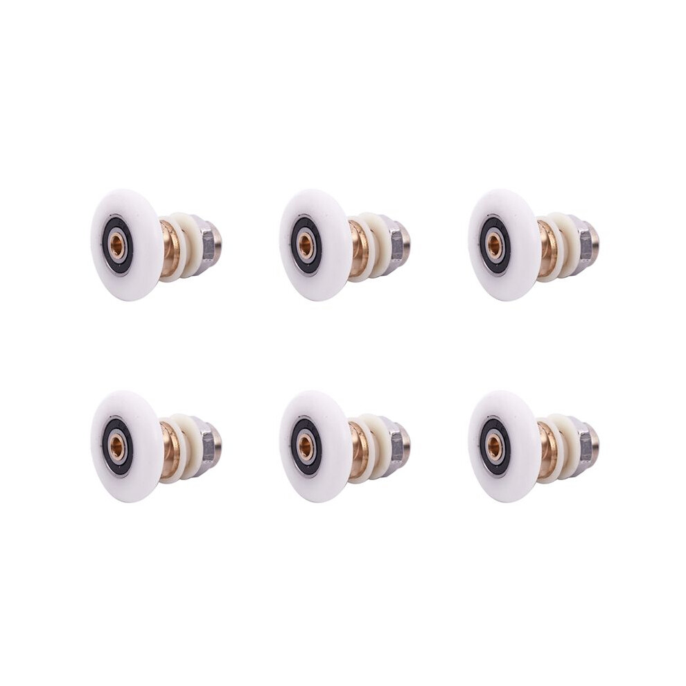 6X Shower Sliding Door Roller Runner Wheel 27Mm Wheel Diameter 4712842533030