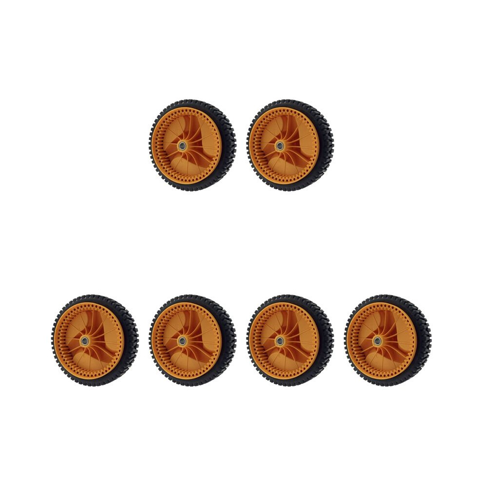 6 Pack 196 Mm Lawn Mower Wheel For Husqvarnaa Mcculloch 5324025-67, 5324029-36, 532402567, 532402936 4713011741515